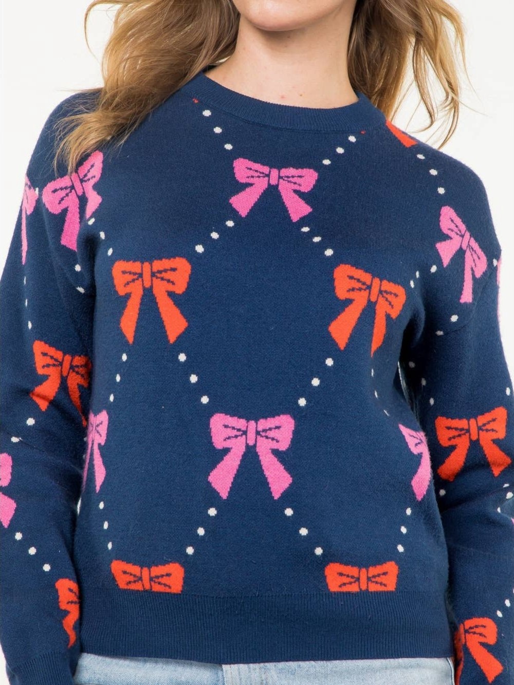 THML Ribbon Knit Sweater